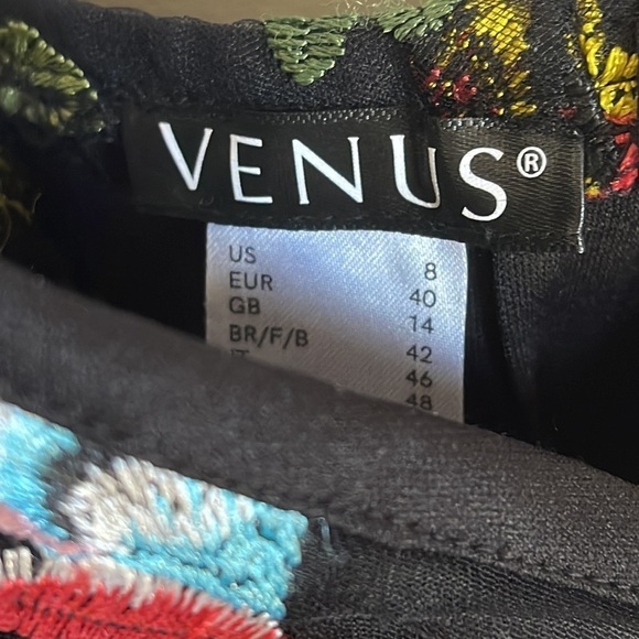 Venus Colorful Floral Embroidered Dress - Picture 5 of 6